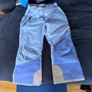 The North Face Light Blue and Gray ski pants NWOT